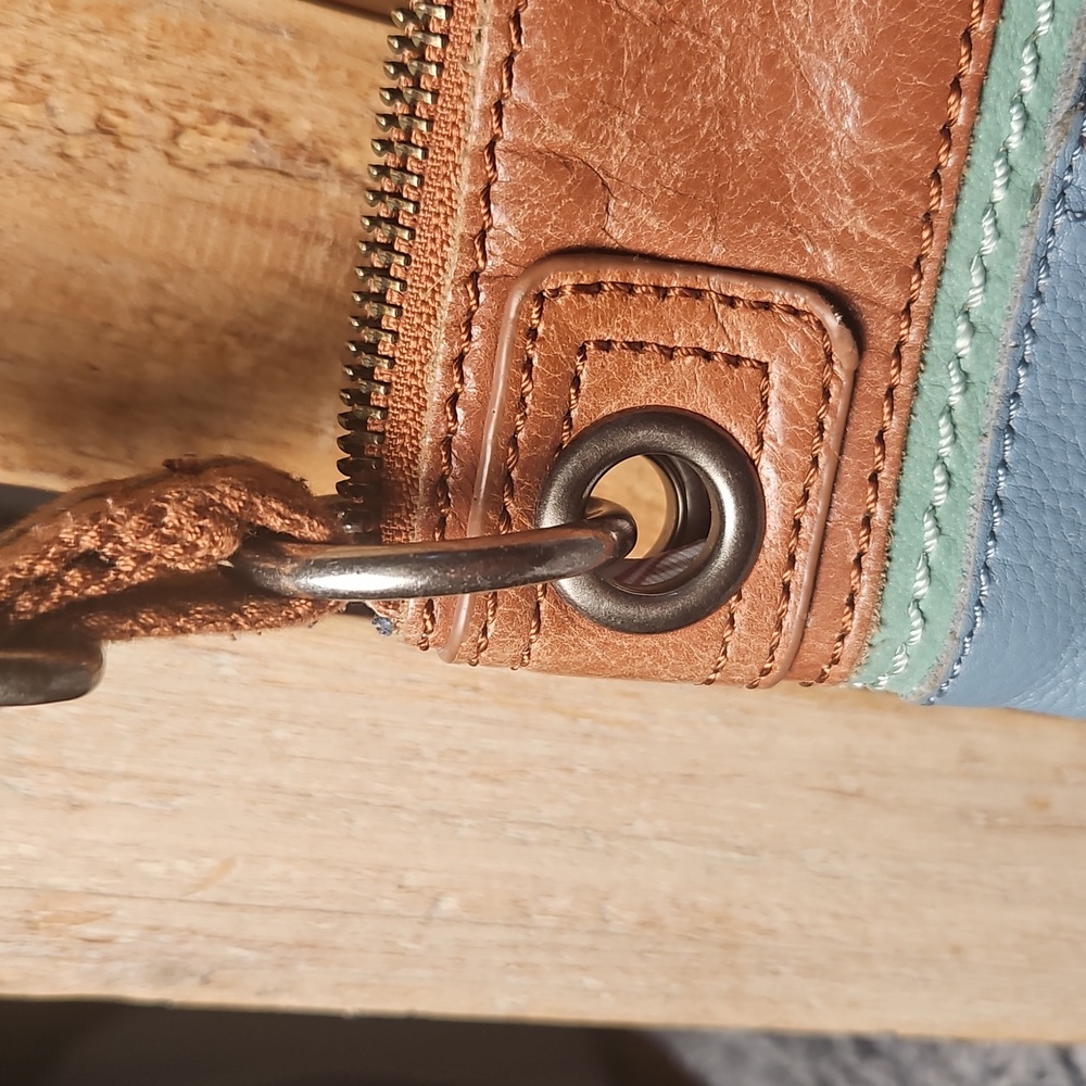 The Sak, Stylish Blue and Brown Women's Crossbody Bag - Picture 3 of 16